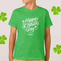 Happy St Patricks Day Irish Shamrocks Personalized