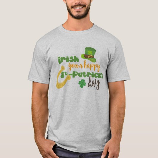 Happy St. Patrick's Day Irish T-shirt (Voorkant)