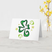 Happy St Patrick's Day Kaart (Gele Bloem)