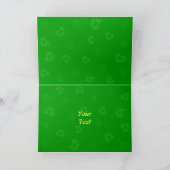 Happy St.Patrick's Day Kaart (Binnen)