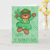 Happy St. Patrick's Day Kaart (Gele Bloem)
