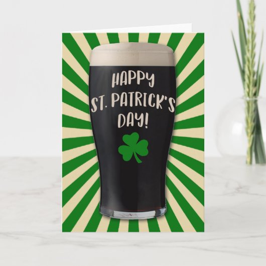 Happy St. Patrick's Day Kaart (Voorkant)