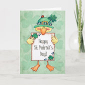 Happy St. Patrick's Day Kaart (Voorkant)