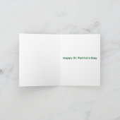 Happy St. Patrick's Day  Kaart (Binnen)