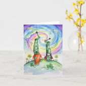 Happy St. Patrick's Day  Kaart (Gele Bloem)