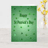 Happy St Patrick's Day Kaart (Gele Bloem)