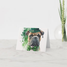 Happy St. Patrick's Day Kaart met hond