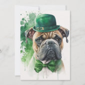 Happy St. Patrick's Day Kaart met hond (Voorkant)