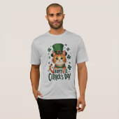 Happy St. Patrick's Day - Kat van St. Patrick's Da T-shirt (Voorkant volledig)