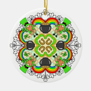 Happy St Patrick's Day Keramisch Ornament