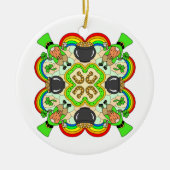 Happy St Patrick's Day Keramisch Ornament (Voorkant)