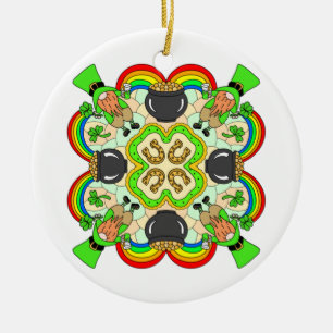 Happy St Patrick's Day Keramisch Ornament