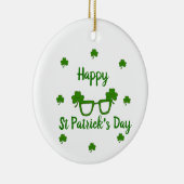 Happy St Patrick's Day Keramisch Ornament (Rechts)