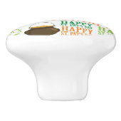Happy St. Patrick's Day Keramische Knop (Zijkant)