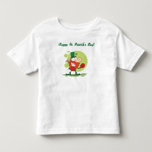 Happy St. Patrick's Day Kinder Shirts (Voorkant)