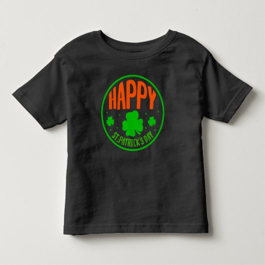 Happy St Patrick's Day Kinder Shirts (Voorkant)