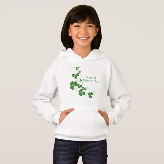 Happy St. Patrick's Day Kinder Sweatshirt (Voorkant volledig)