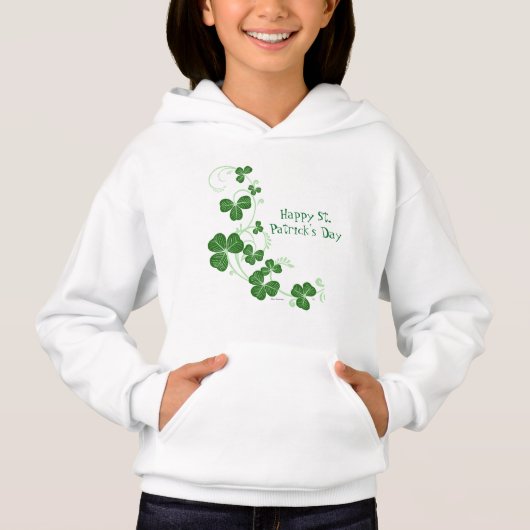 Happy St. Patrick's Day Kinder Sweatshirt (Voorkant)