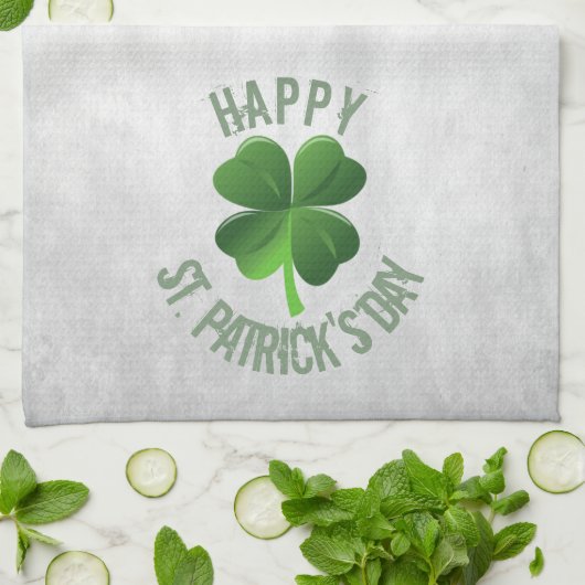 Happy St. Patrick's Day Kitchen Towel Theedoek (Gevouwen)