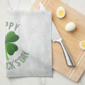 Happy St. Patrick's Day Kitchen Towel Theedoek (Quarter Fold)