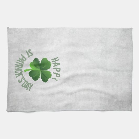 Happy St. Patrick's Day Kitchen Towel Theedoek (Horizontaal)