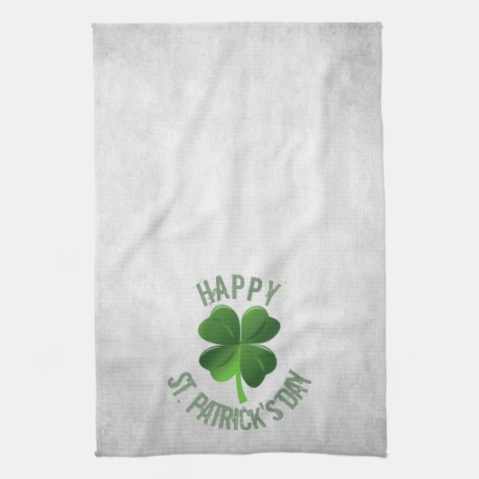 Happy St. Patrick's Day Kitchen Towel Theedoek (Verticaal)