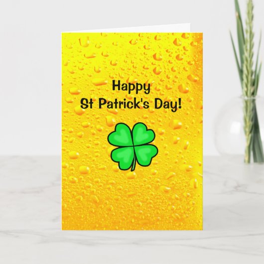Happy St Patrick's Day, klaar voor Stumble Kaart (Voorkant)