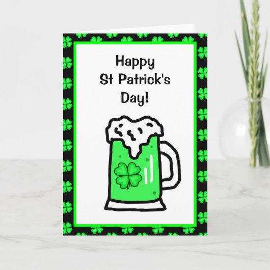 Happy St Patrick's Day, klaar voor Stumble Kaart (Voorkant)
