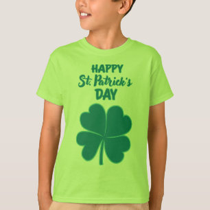 Happy St. Patrick's Day Klaverblad T-shirt