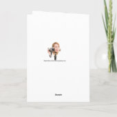 Happy St. Patrick's Day kleindochter Cat Humor Kaart (Achterkant)