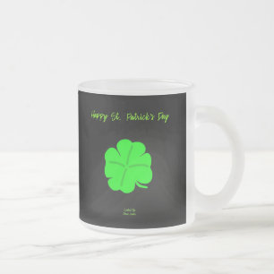 Happy St. Patrick's Day Kleine Frosted Glass Mok