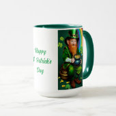 Happy St. Patrick's Day Koffiekopjes & Biersteins Mok (Voorkant rechts)
