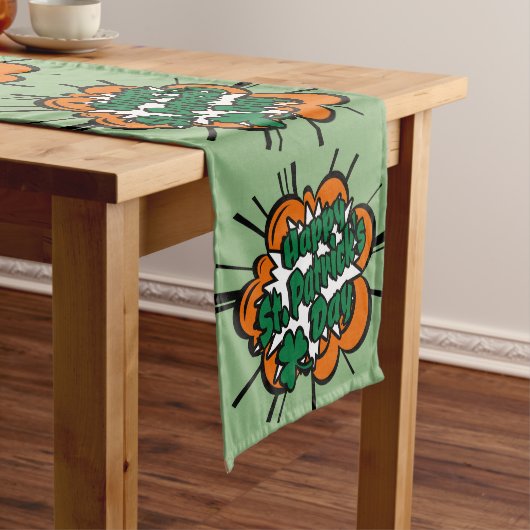 Happy St. Patrick's Day Korte Tafelloper (Voorbeeld)