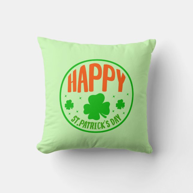 Happy St Patrick's Day Kussen (Voorkant)