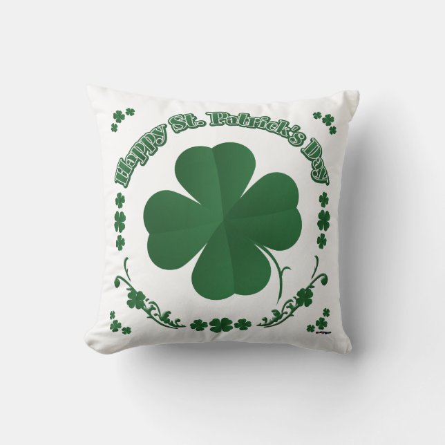 Happy St. Patrick's Day Kussen (Voorkant)