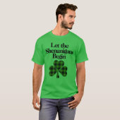 Happy St. Patrick's Day, laat de Shenanigans begin T-shirt (Voorkant volledig)