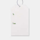 Happy St. Patrick's Day Labrador Retriever Dog Cadeaulabel (Achterkant)