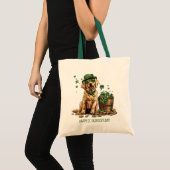 Happy St. Patrick's Day Labrador Retriever Dog Tote Bag (Voorkant (product))