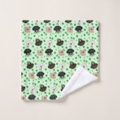 Happy St Patricks Day Labrador Retriever Honden Bad Handdoek (Wasdoekje)