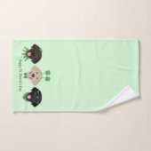 Happy St Patricks Day Labrador Retriever Honden Bad Handdoek (Handdoek)