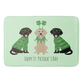 Happy St Patricks Day Labrador Retriever Honden Badmat