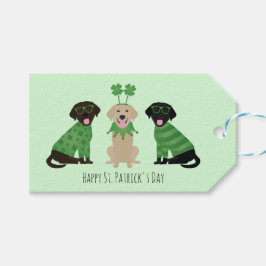 Happy St Patricks Day Labrador Retriever Honden Cadeaulabel