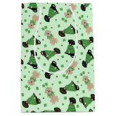 Happy St Patricks Day Labrador Retriever Honden Medium Cadeauzakje (Voorkant)