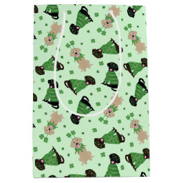 Happy St Patricks Day Labrador Retriever Honden Medium Cadeauzakje