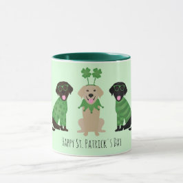 Happy St Patricks Day Labrador Retriever Honden Mok