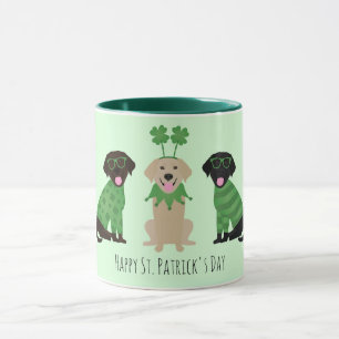 Happy St Patricks Day Labrador Retriever Honden Mok