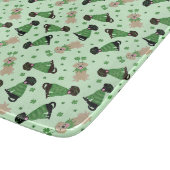 Happy St Patricks Day Labrador Retriever Honden Snijplank (Hoek)