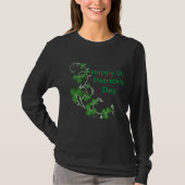 Happy St. Patrick's Day Lange hoes Shirt vrouwen (Voorkant)
