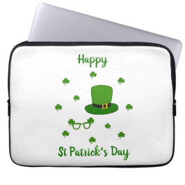 Happy St Patrick's Day Laptop Sleeve