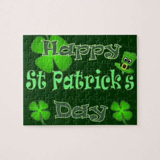 Happy St Patricks Day Legpuzzel (Horizontaal)